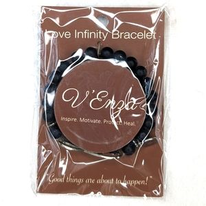 Black Love Infinity Bracelet